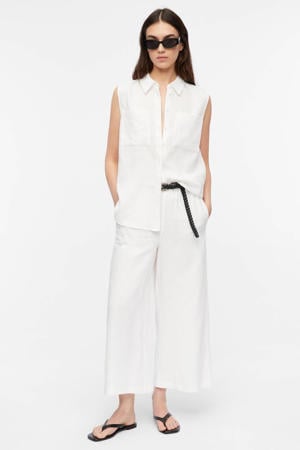 linnen blouse - wit