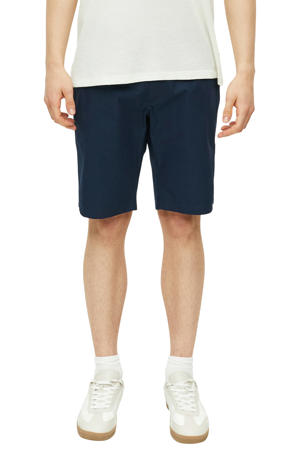 straight leg bermuda short - donkerblauw