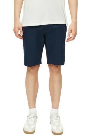 straight leg bermuda short - donkerblauw