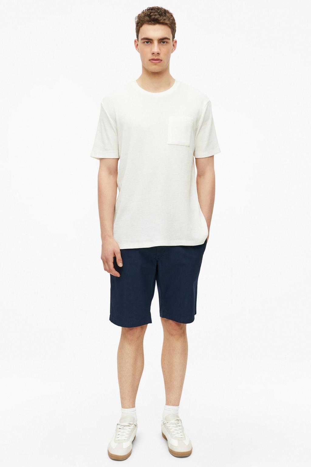 s.Oliver straight leg bermuda short - donkerblauw