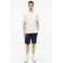 s.Oliver straight leg bermuda short - donkerblauw