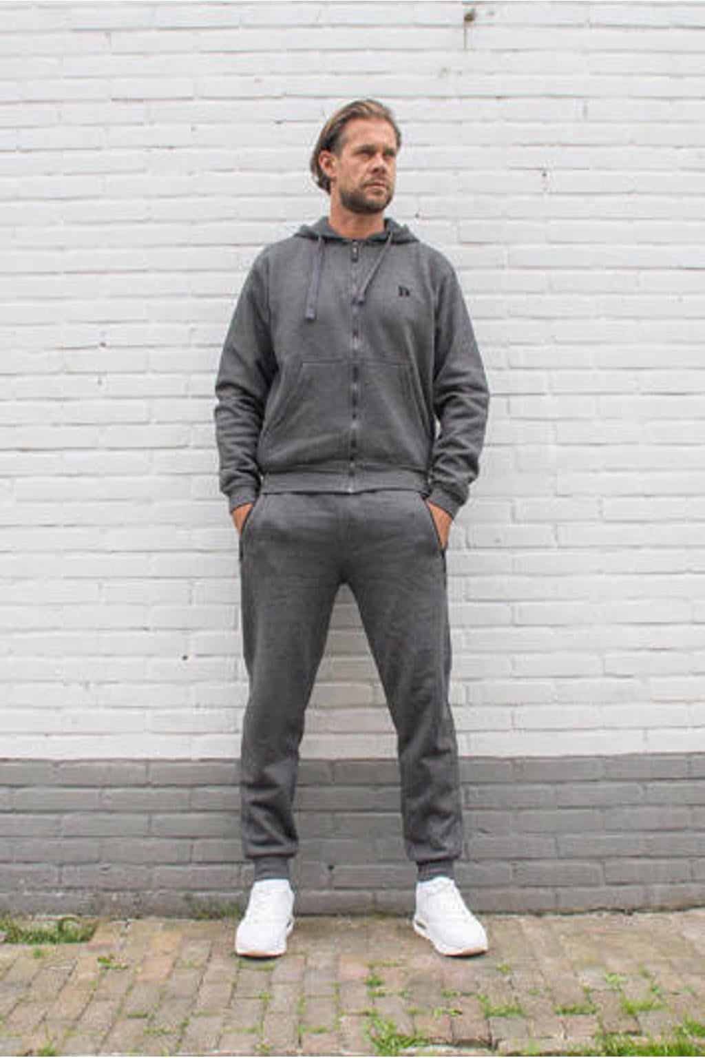 Donnay trainingsjack - donkergrijs