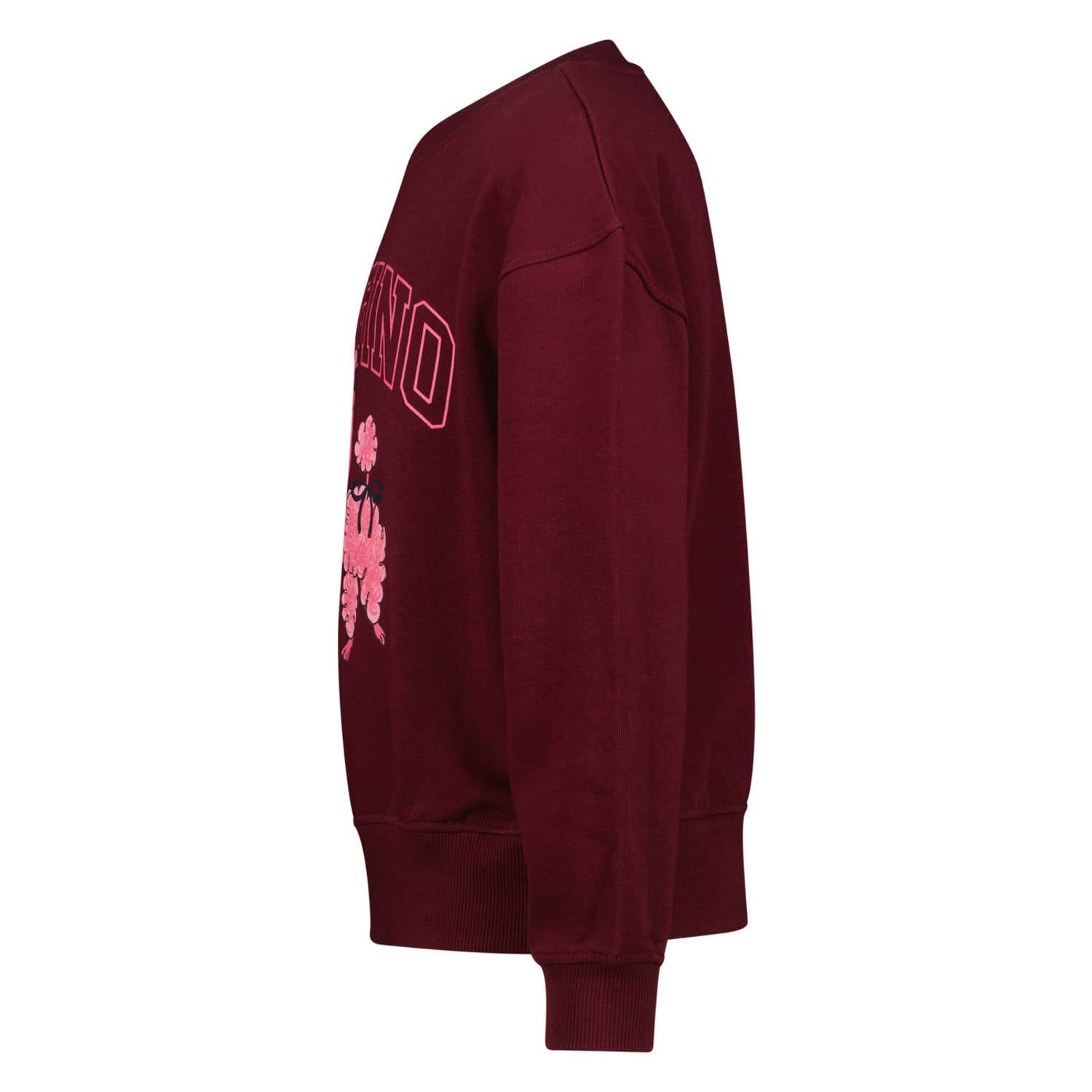Vingino sweater met logo donkerrood