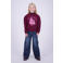 Vingino sweater met logo - donkerrood