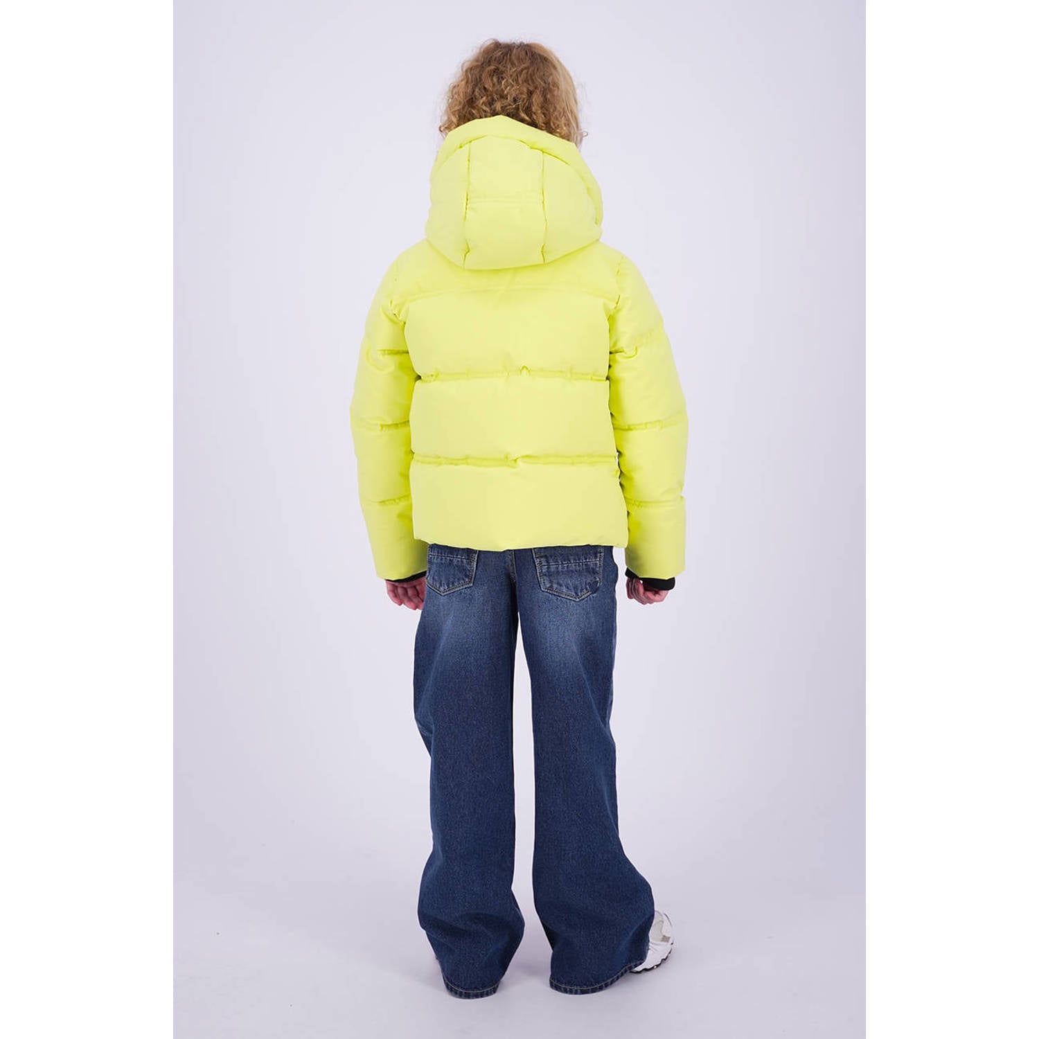 Vingino pufferjas licht limegroen