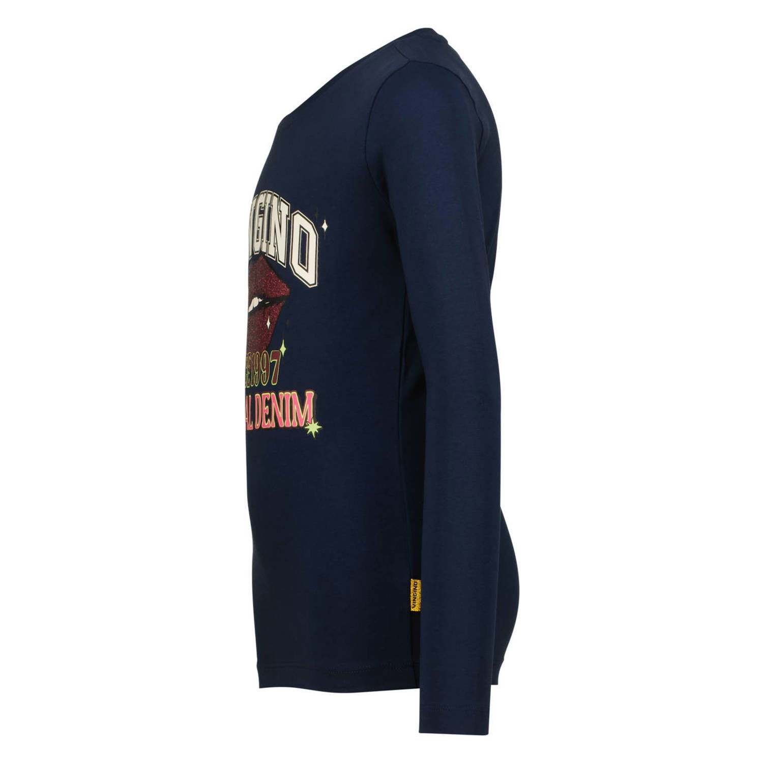 Vingino longsleeve met print donkerblauw