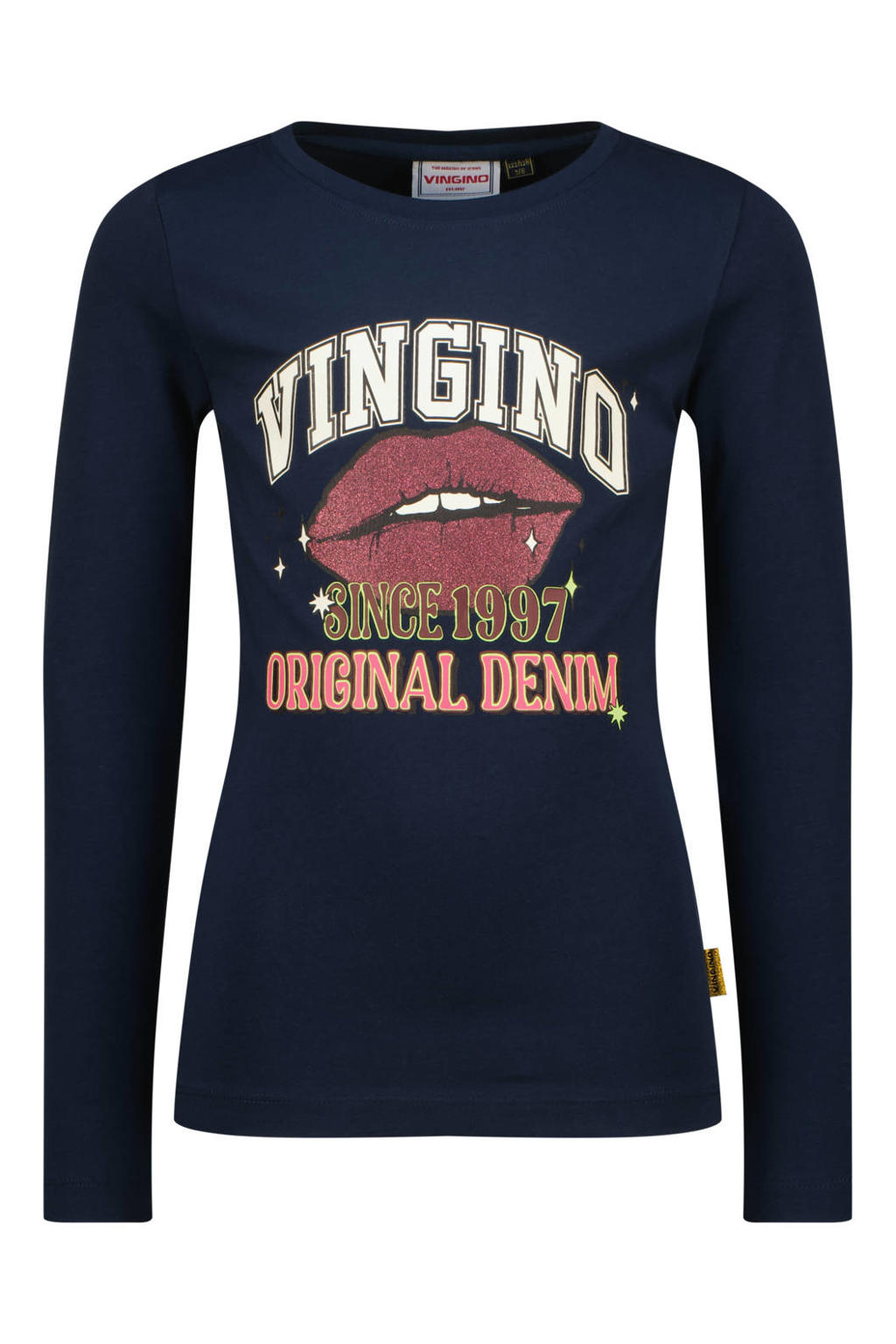 Vingino longsleeve met print - donkerblauw