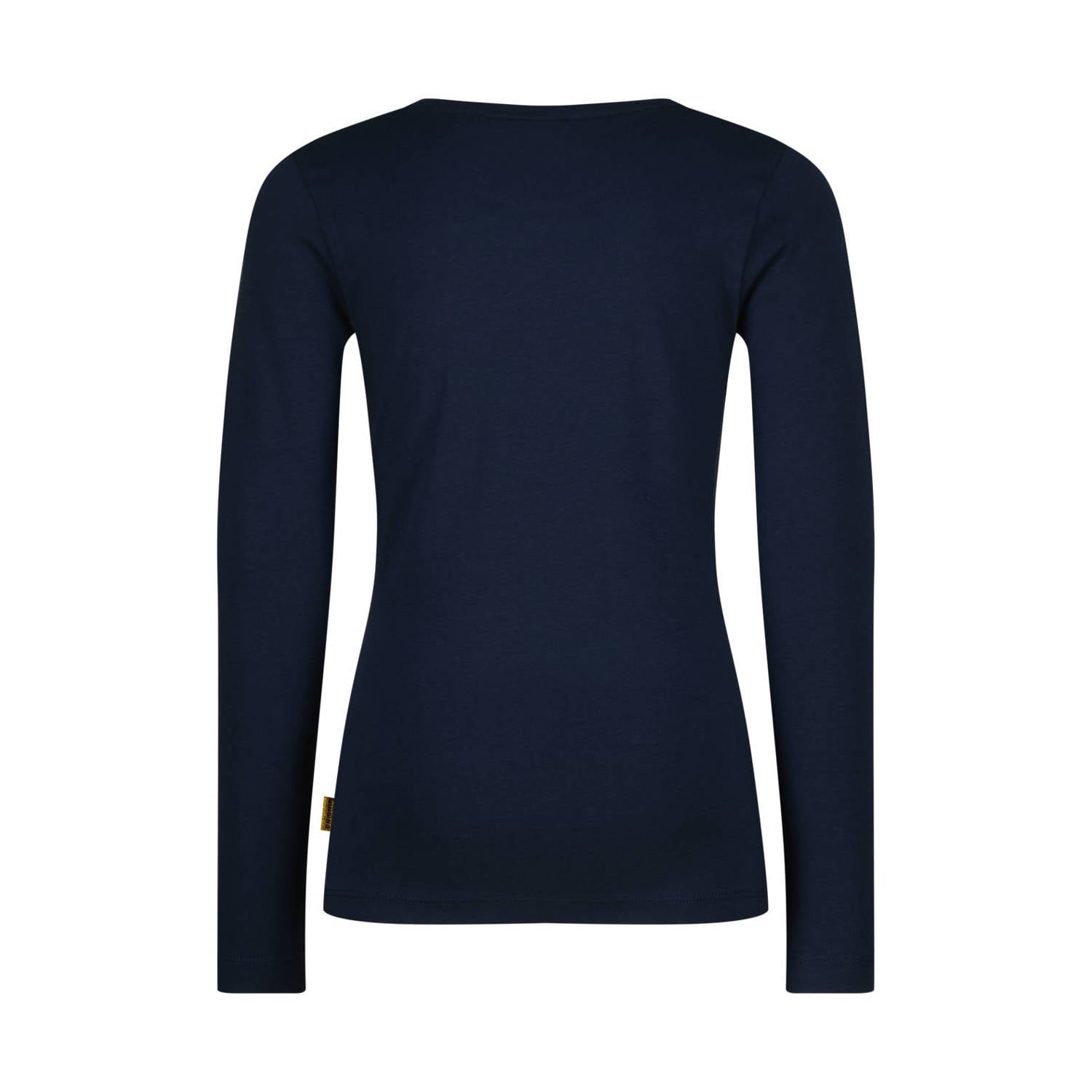 Vingino longsleeve met print donkerblauw