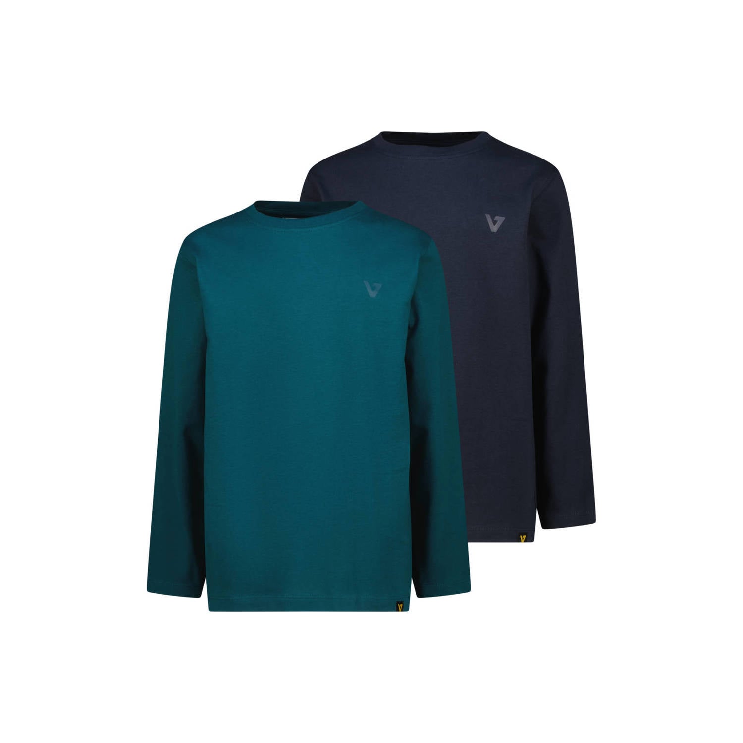 Vingino longsleeves donkergroen donkerblauw (set van 2)