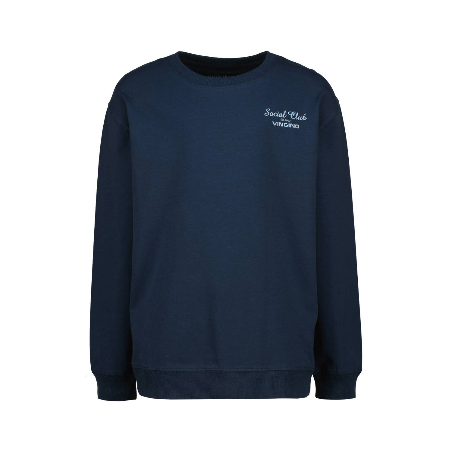Vingino pyjama met backprint donkerblauw blauw