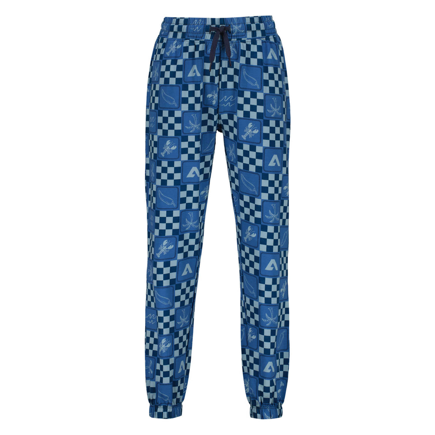 Vingino pyjama met backprint donkerblauw blauw