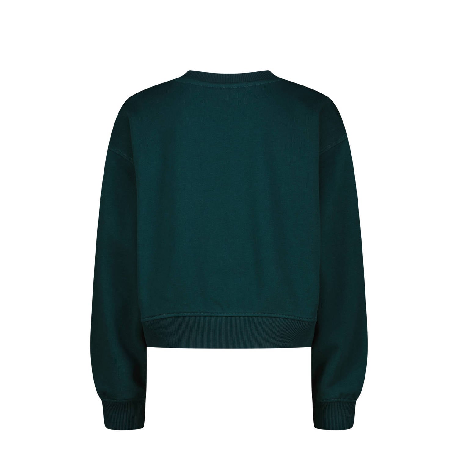 Vingino sweater met logo donkergroen