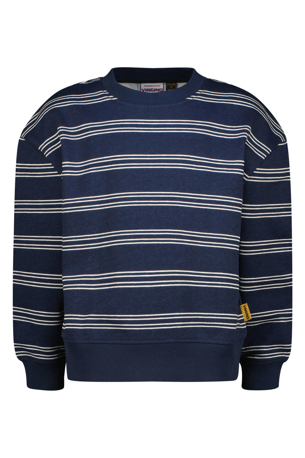 Vingino gestreepte sweater - donkerblauw