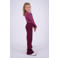 Vingino gestreepte longsleeve - donkerrood/roze