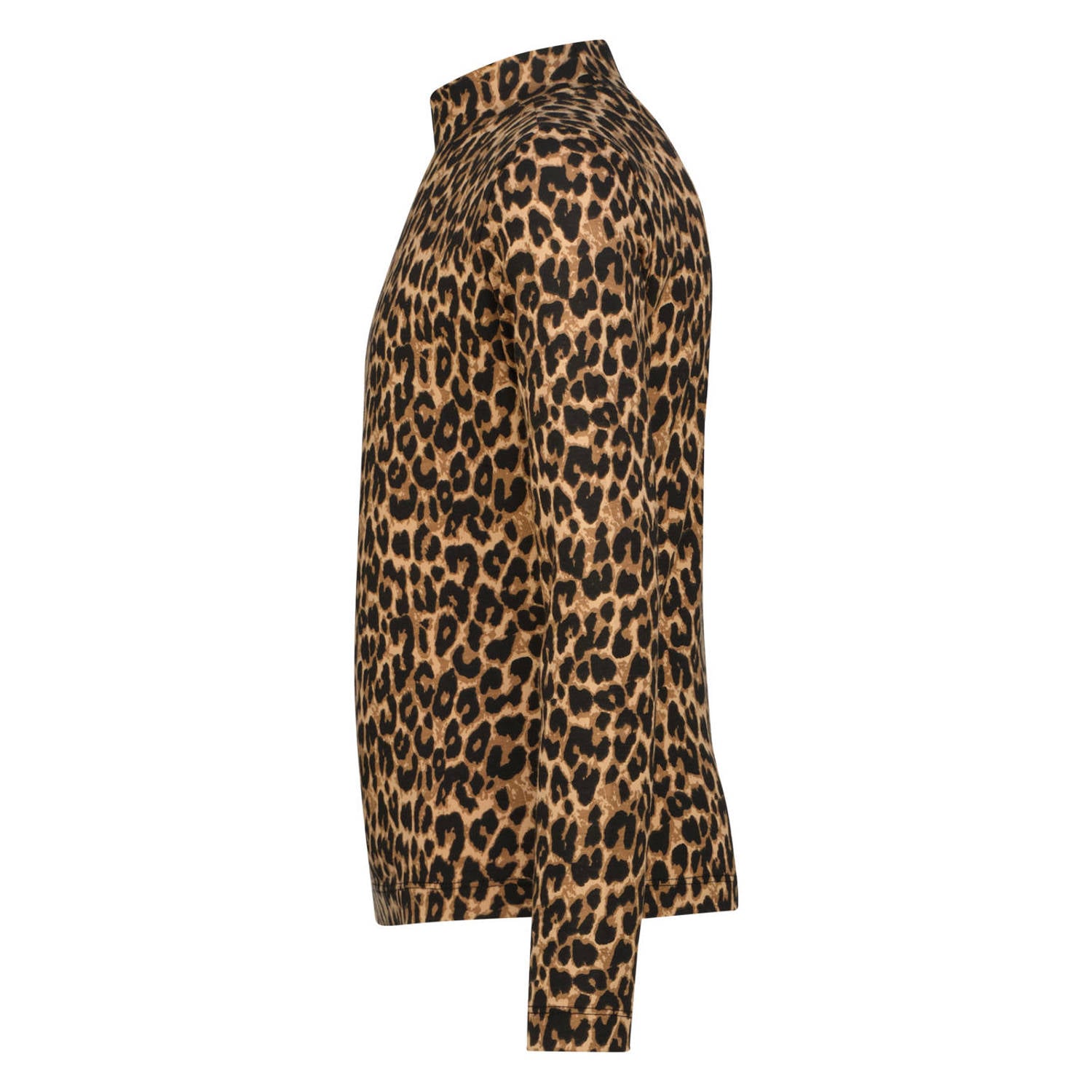 Vingino longsleeve met panterprint bruin zwart