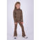 Vingino longsleeve met panterprint - bruin/zwart