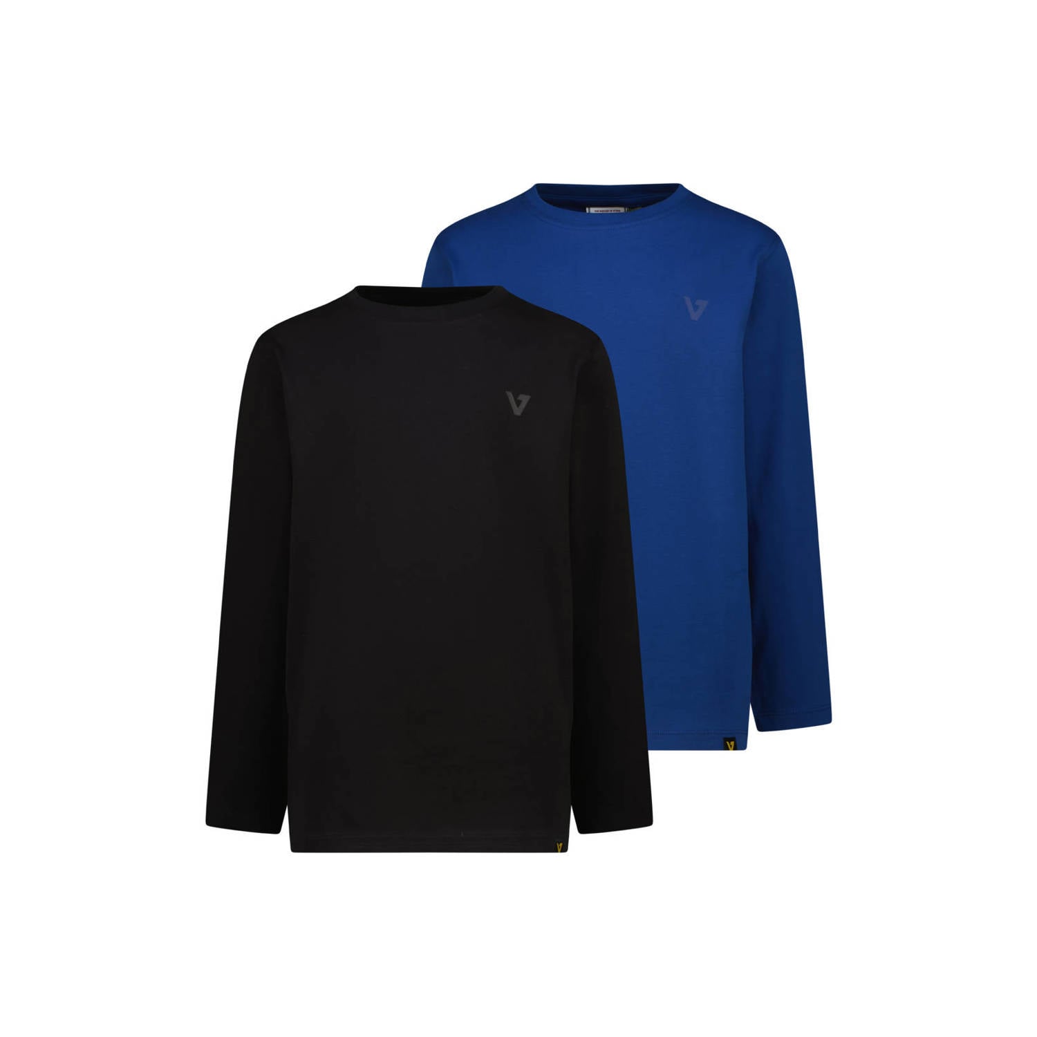 Vingino longsleeves zwart hardblauw (set van 2)