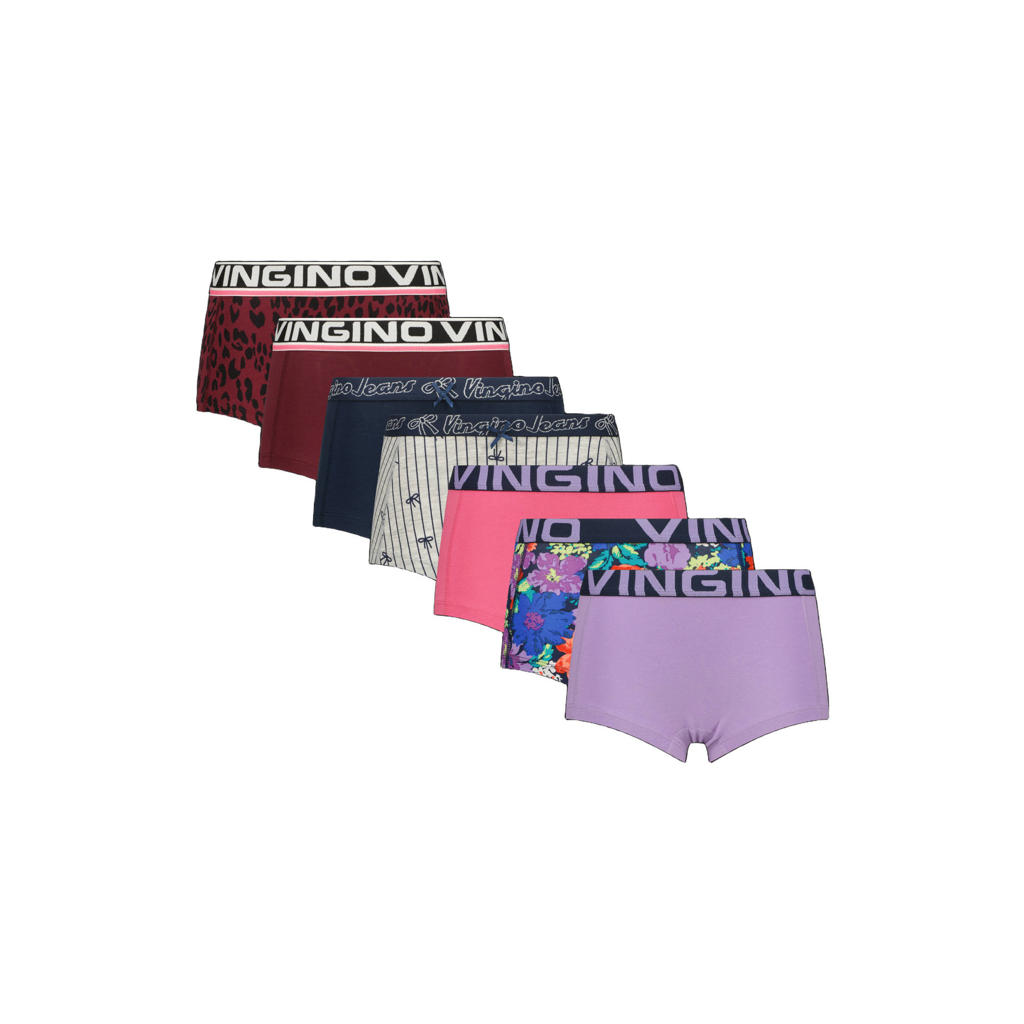 Vingino hipsters met print - donkerblauw/meerkleurig (set van 7)