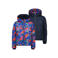 Vingino gebloemde reversible jas - donkerblauw/multicolor