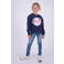 Vingino sweater met print - donkerblauw