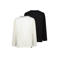 Vingino longsleeves - wit/zwart (set van 2)