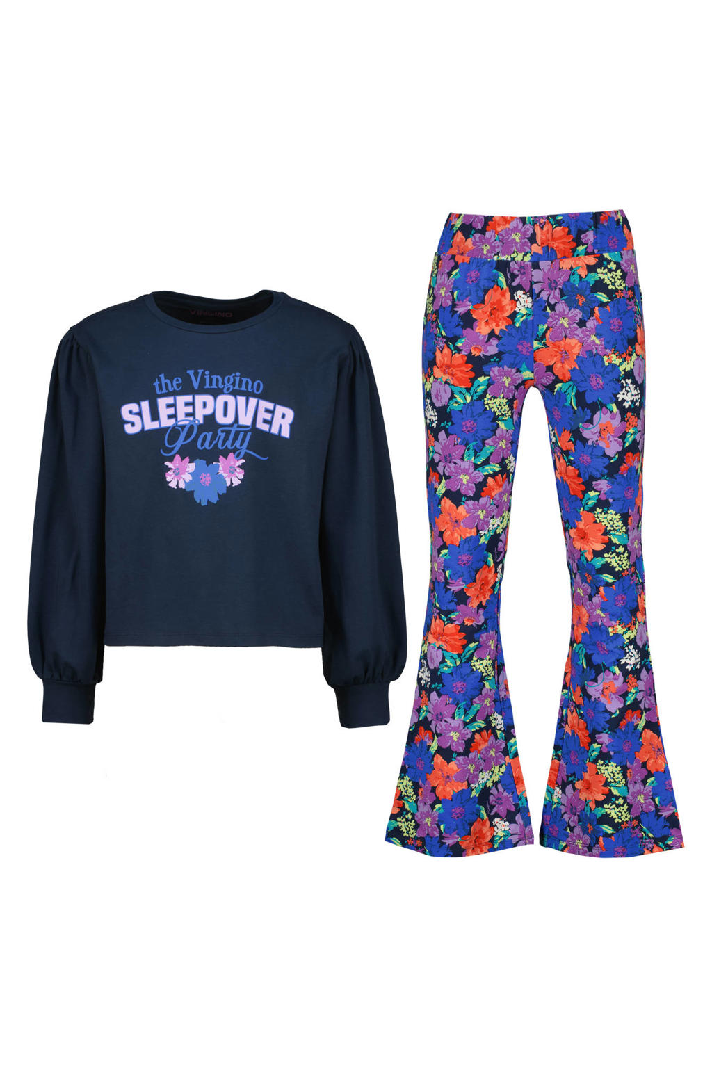 Vingino pyjama met print - donkerblauw/multicolor