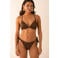 Sam Friday Ipanema brazilian strik bikinibroekje met lurex - donkerbruin