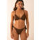 Sam Friday string bikinibroekje met glitters - donkerbruin