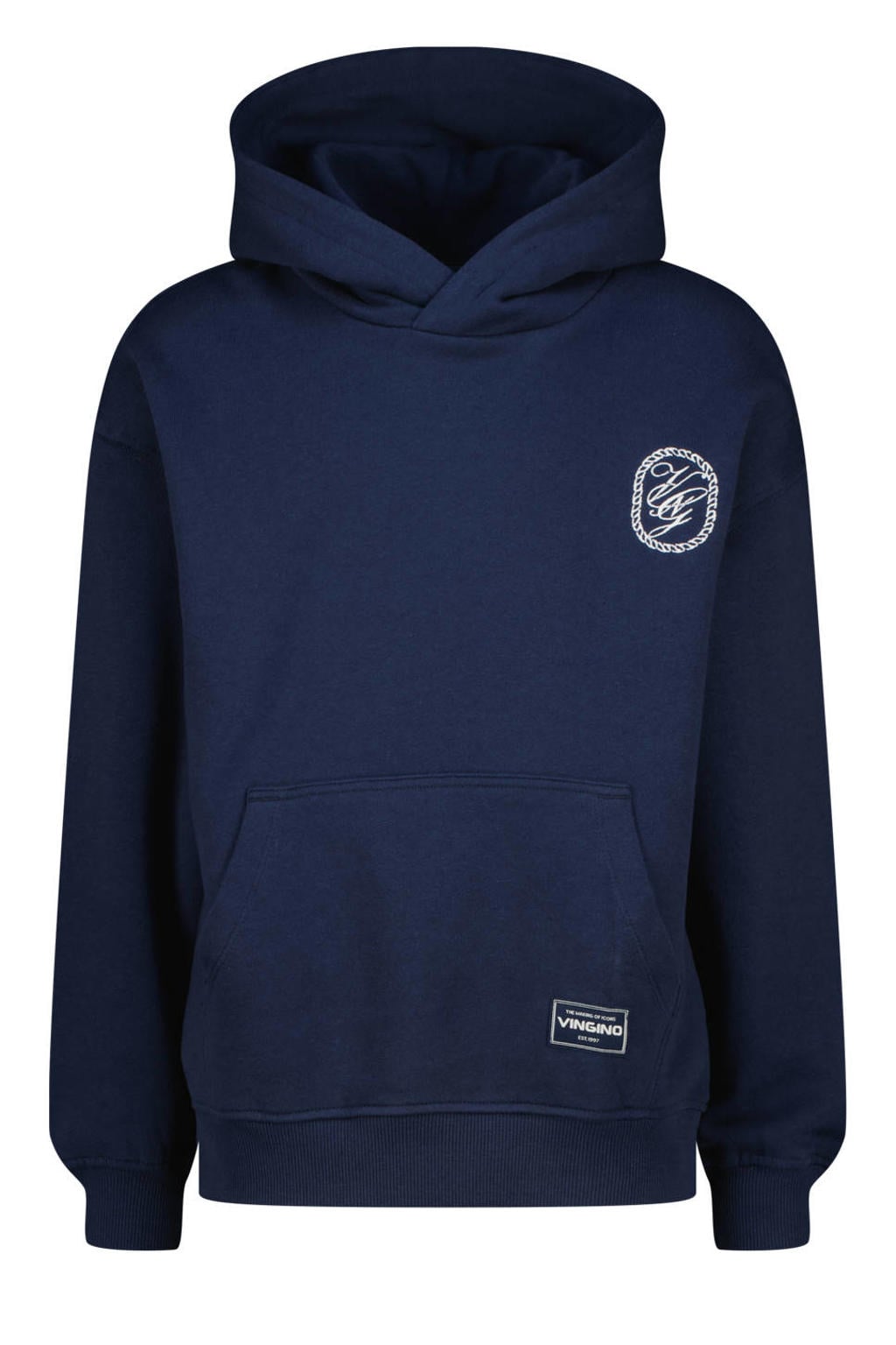 Vingino hoodie met print - donkerblauw