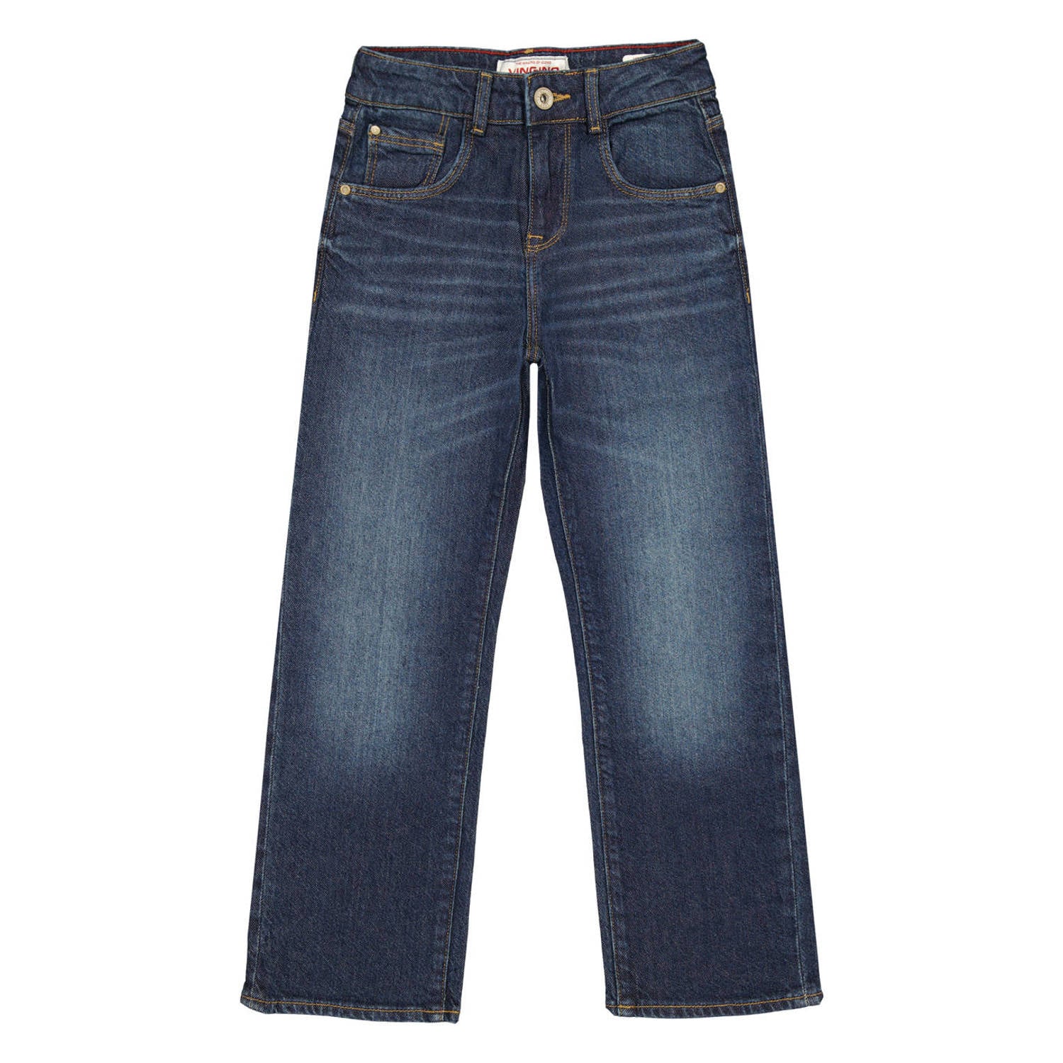 Vingino Gustavo essential relaxed fit loose fit jeans deep dark