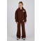 Vingino wide leg joggingbroek met logo - bruin