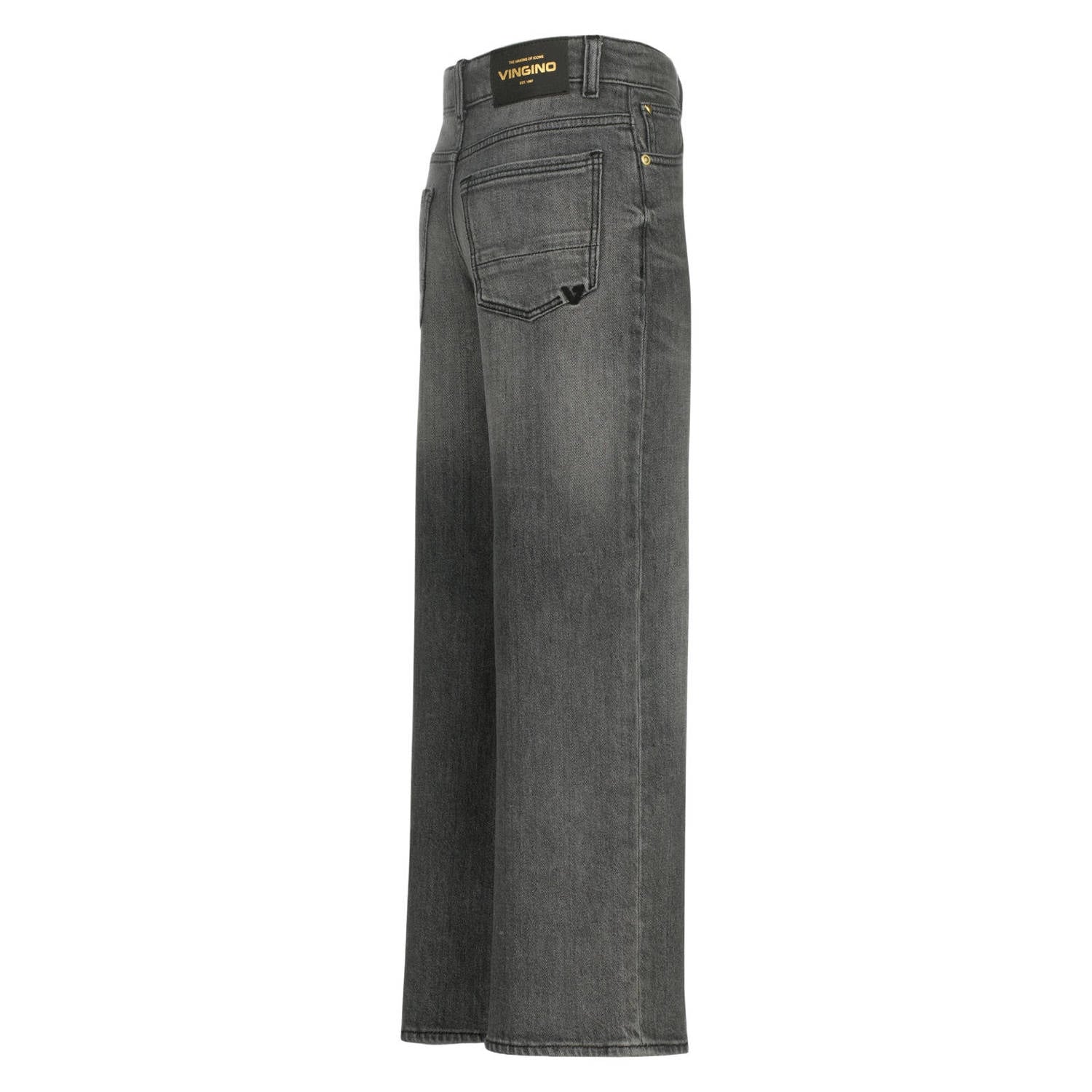 Vingino Cita essential wide leg jeans grey stone