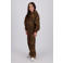 Vingino oversized hoodie met panterprint - bruin