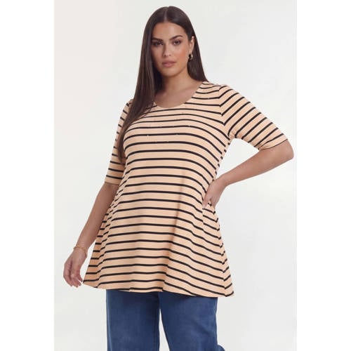 YOEK tuniek Plus Size zwart