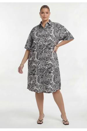 jurk Plus Size - grijs