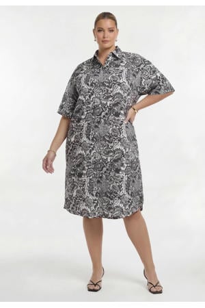 jurk Plus Size - grijs
