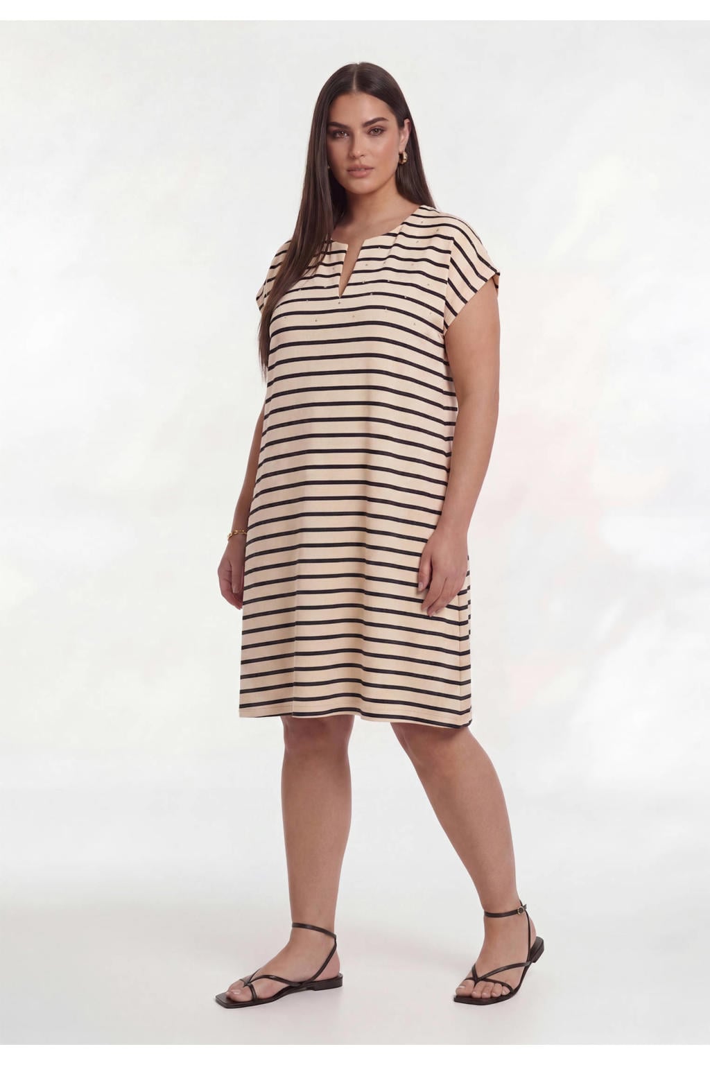 YOEK jurk Plus Size - zwart
