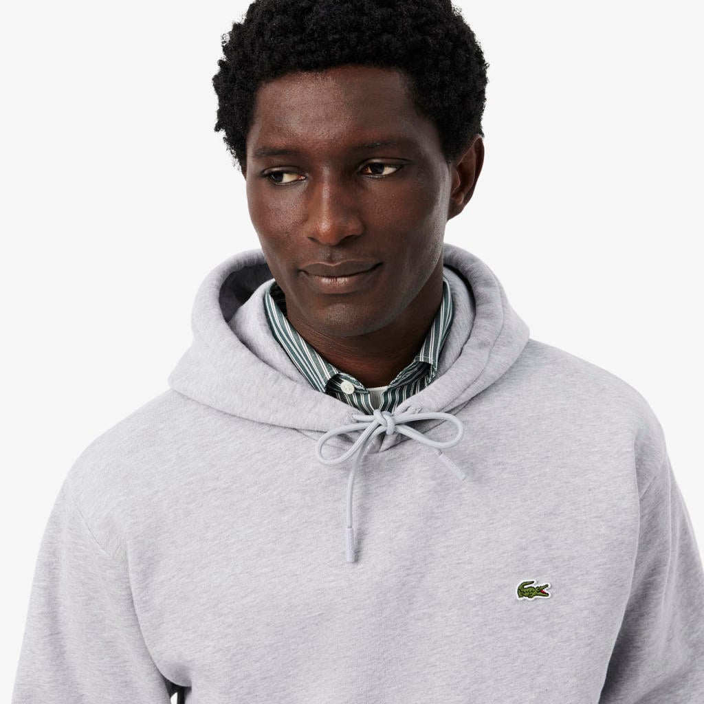 Lacoste regular fit hoodie - grijs
