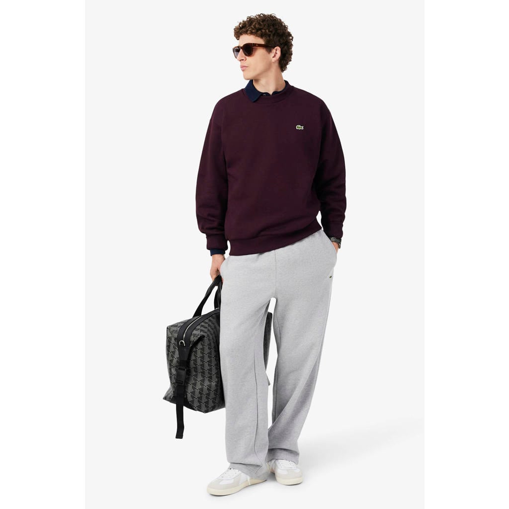 Lacoste regular fit sweater - donkerrood