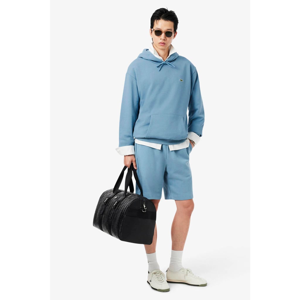 Lacoste regular fit hoodie - blauw
