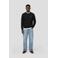 Lacoste regular fit gebreide trui - zwart