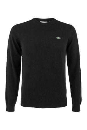 regular fit gebreide trui - zwart