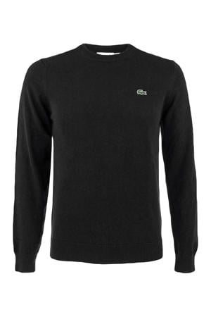 regular fit gebreide trui - zwart
