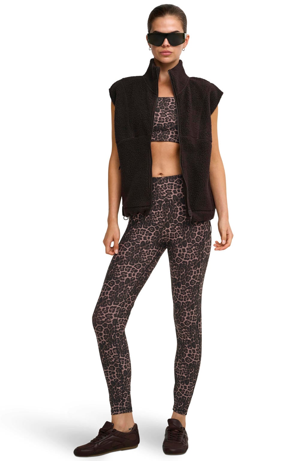 ONLY PLAY sportlegging - bruin