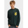 Redefined Rebel longsleeve met backprint - donkergroen