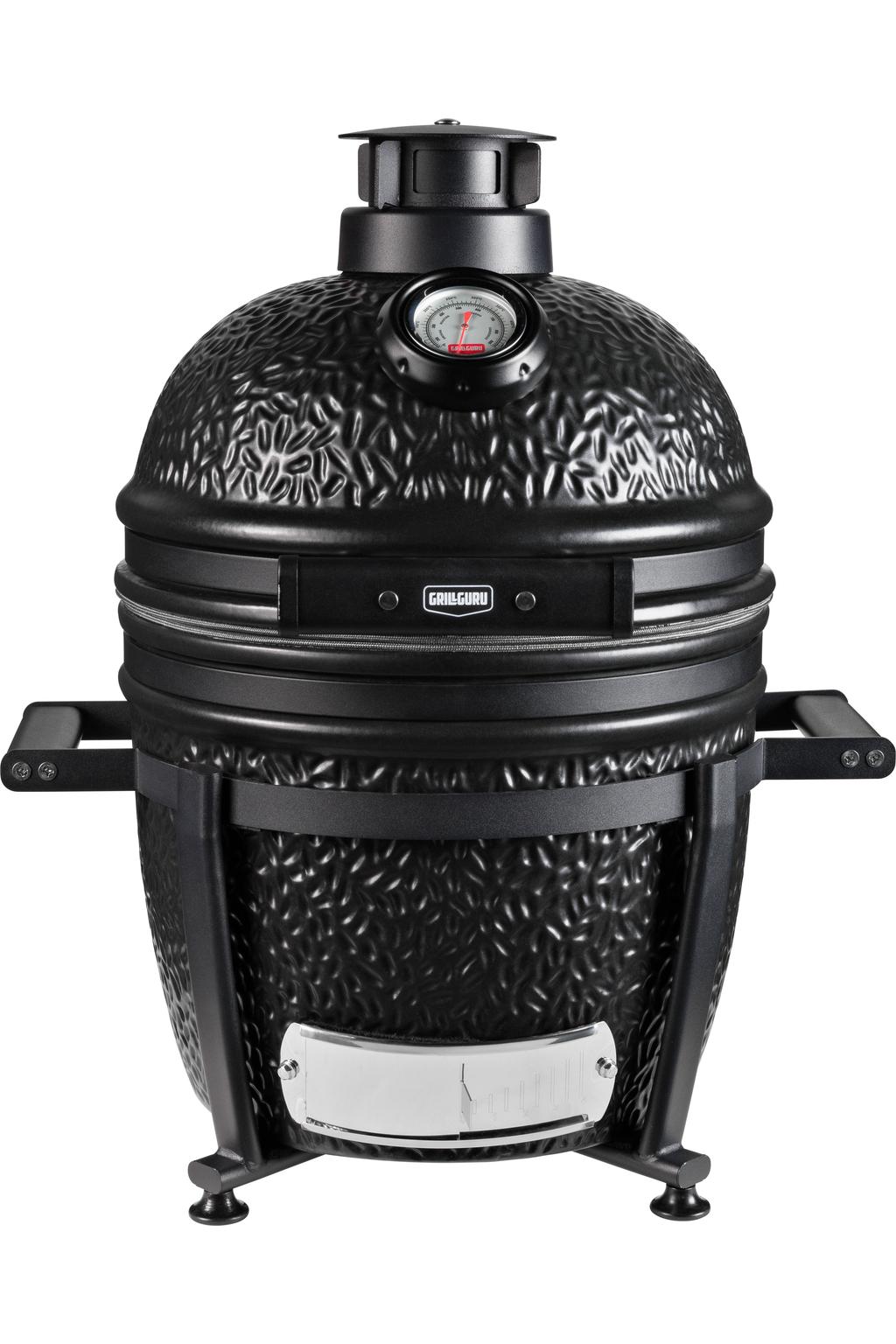 Grill Guru kamado BBQ Prime Satin Black Compact
