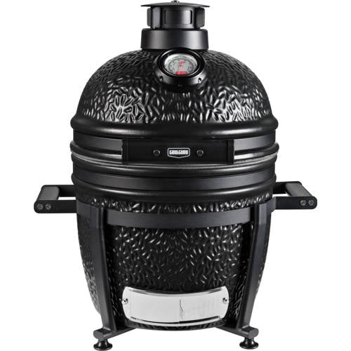 Grill Guru kamado BBQ Prime Satin Black Compact – zwart