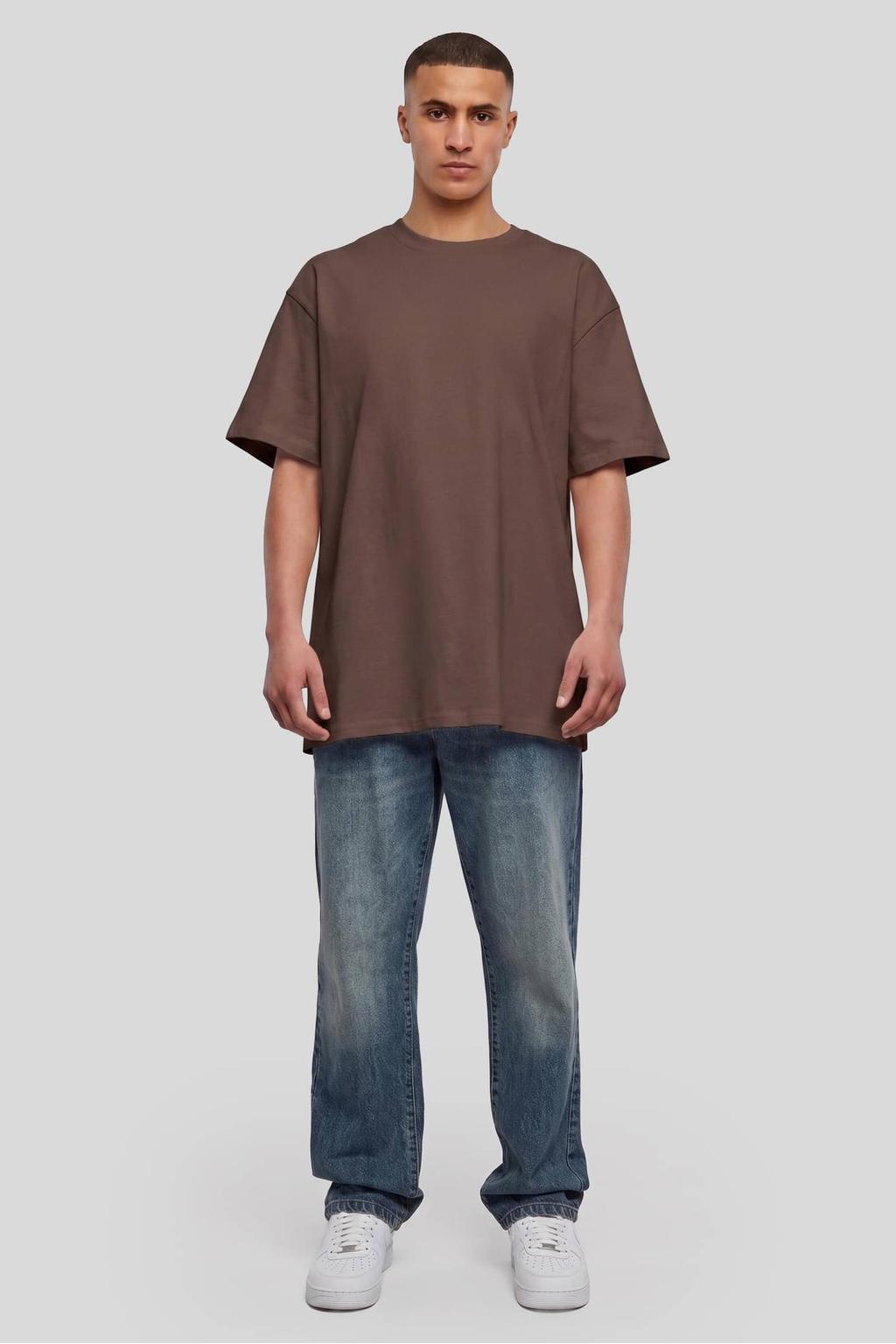Urban Classics oversized T-shirt - bruin