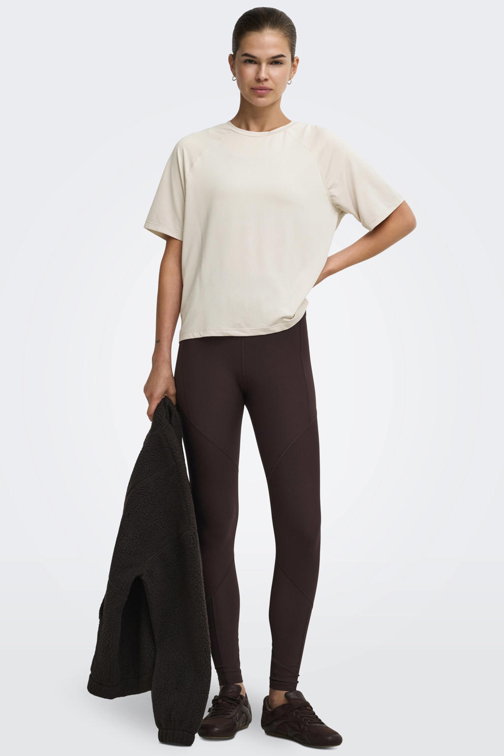 ONLY PLAY sportlegging - donkerbruin