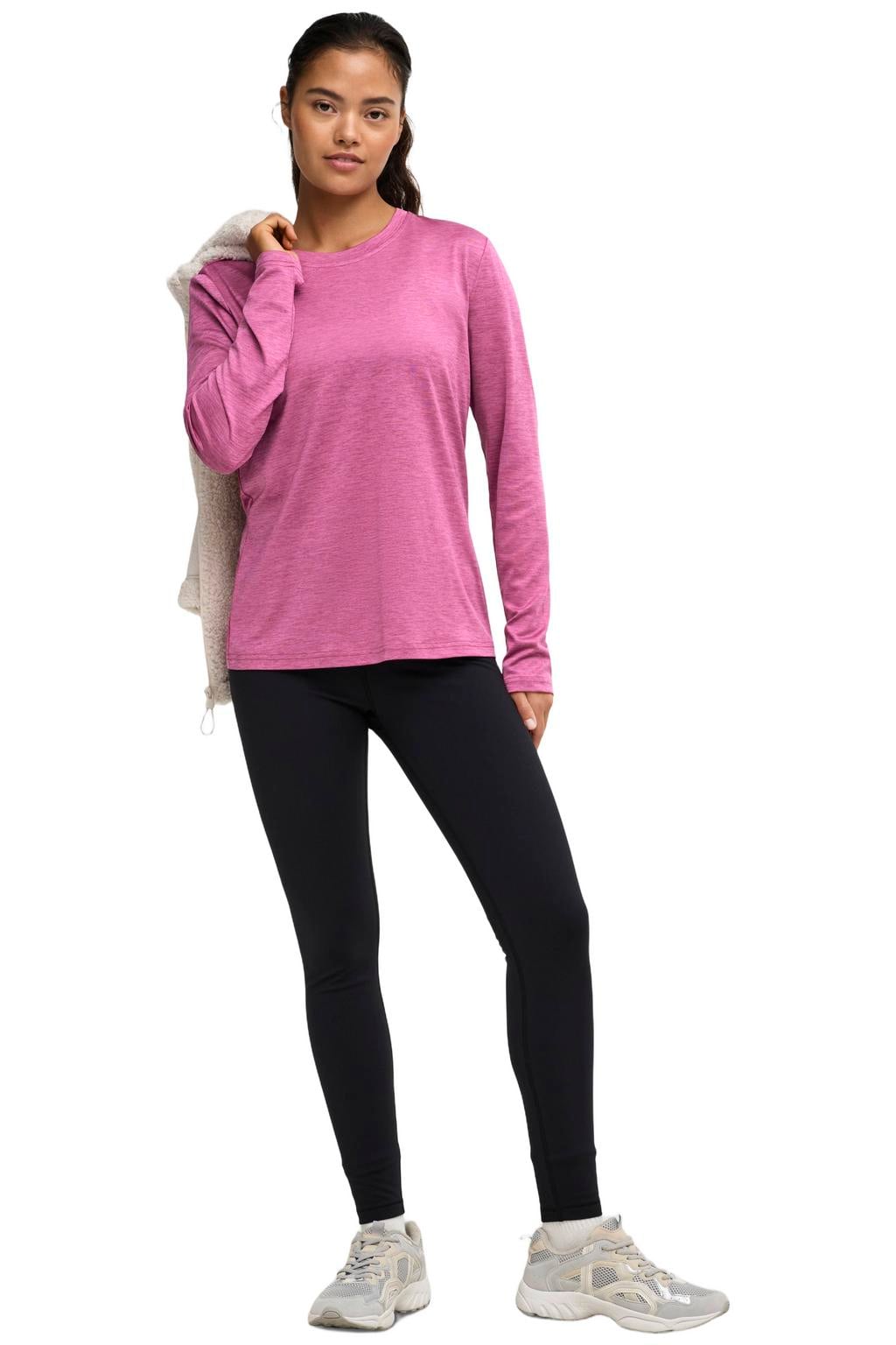 ONLY PLAY sportshirt met lange mouwen - roze